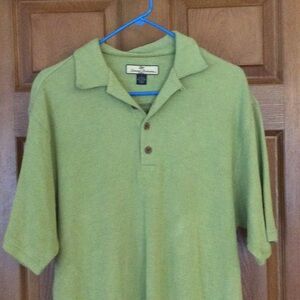 Tommy Bahama Green Polo Shirt Relaxed Fit
